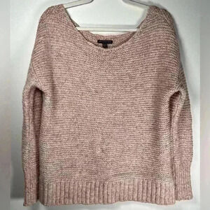 American Eagle Oversized Pink Sweater Cozy Chunky Knit Women’s Size Small